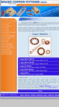Mobile Screenshot of copper-washers.brass-copper-fittings.com