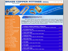 Tablet Screenshot of copper-bronze-grounding-parts.brass-copper-fittings.com