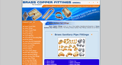 Desktop Screenshot of brass-sanitary-pipe-fittings.brass-copper-fittings.com