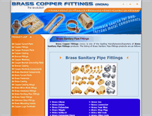 Tablet Screenshot of brass-sanitary-pipe-fittings.brass-copper-fittings.com